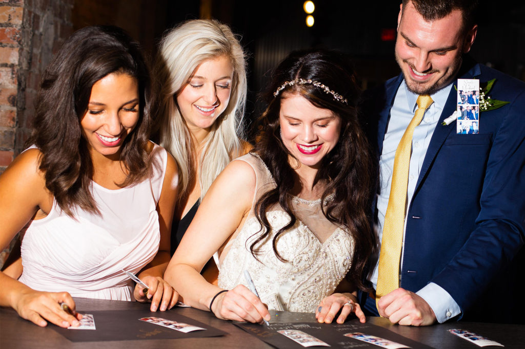 Photo Booth Scrapbook Signing