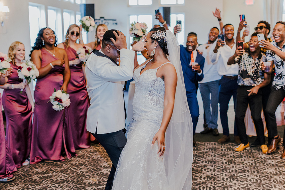 couple dancing on dance floor